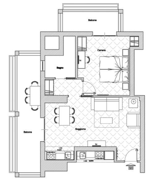 Residence Elisabetta Cesenatico Exterior foto